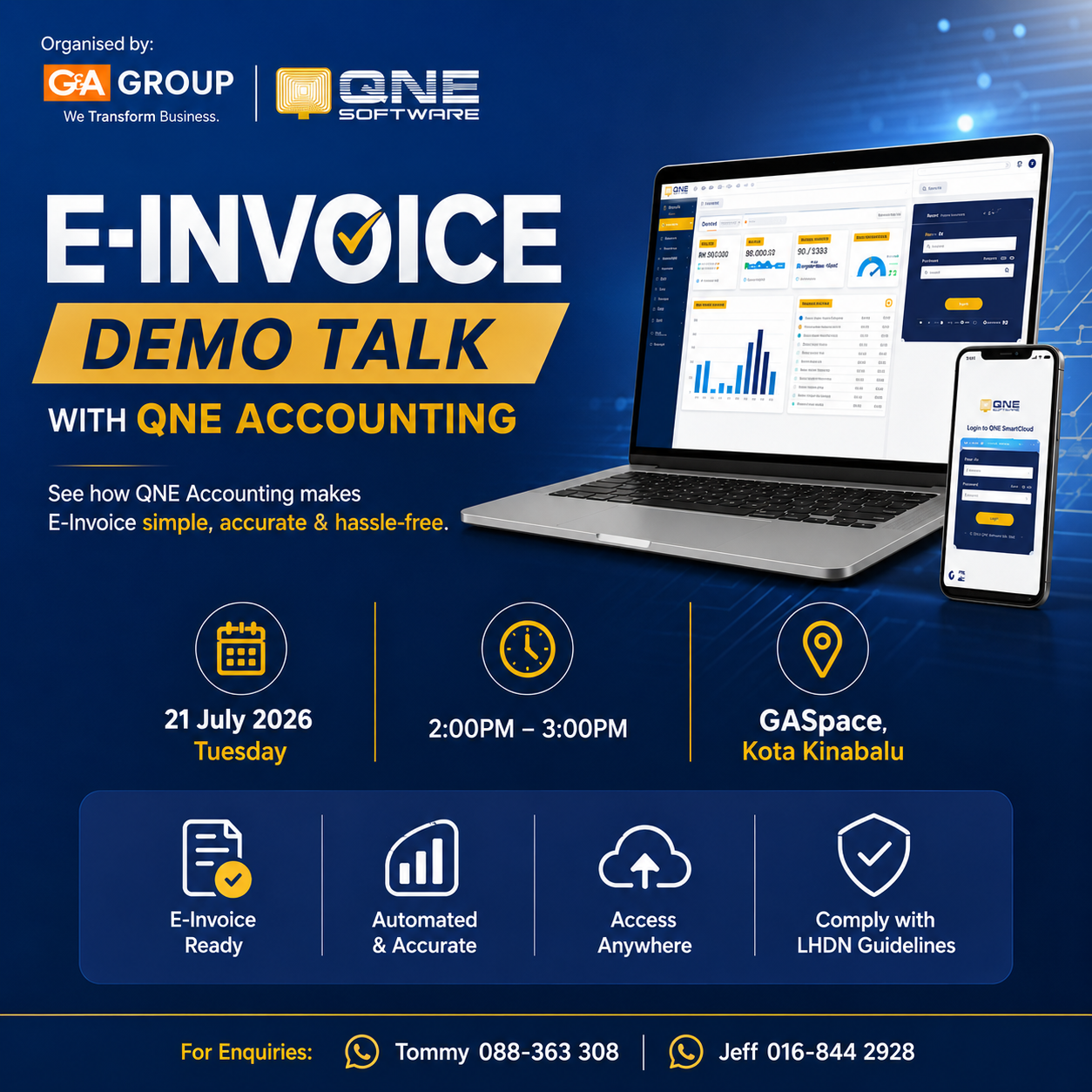 21 Jul QNE E-Inv